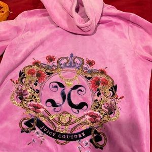 Juicy couture pink velour original sweatsuit 2 pc